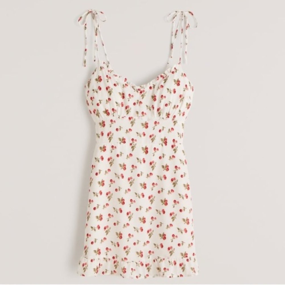 Abercrombie Cherry Print Dress